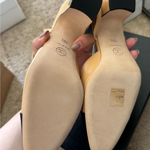 Chanel sling back heels 39.5 brand new - Picture 2 of 4
